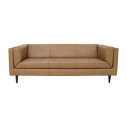 Woods Sofa Tan Leather by Moe's Home Collection
