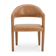 Martens Dining Chair Brown Leather by Moe's Home Collection