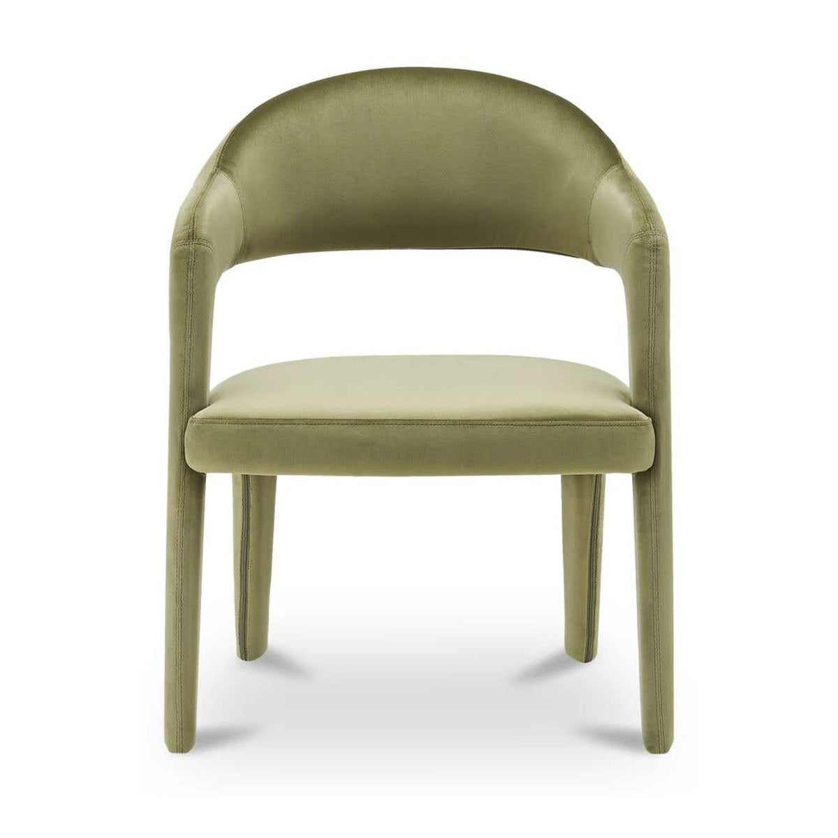 Martens Dining Chair Green Velvet by Moe's Home Collection