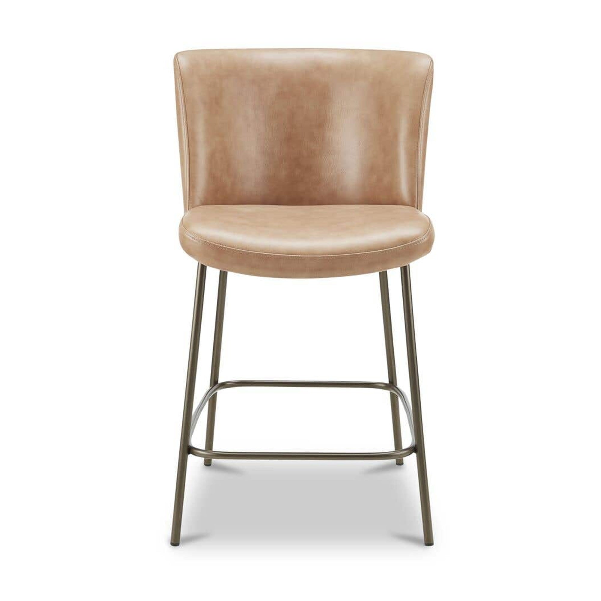 Early Counter Stool Tan Leather by Moe's Home Collection