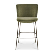 Early Bar Stool Faux Green Mohair by Moe's Home Collection