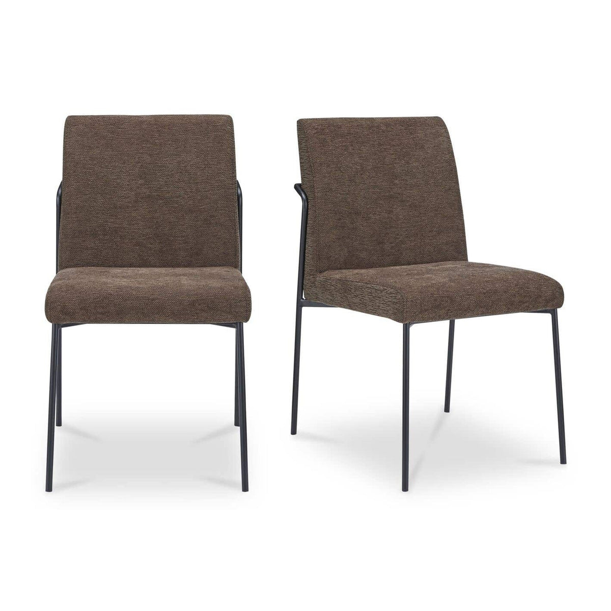 Danny Dining Chair Dark Brown Set of Two by Moe's Home Collection