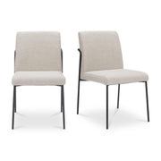 Danny Dining Chair Ivory-Set of Two by Moe's Home Collection