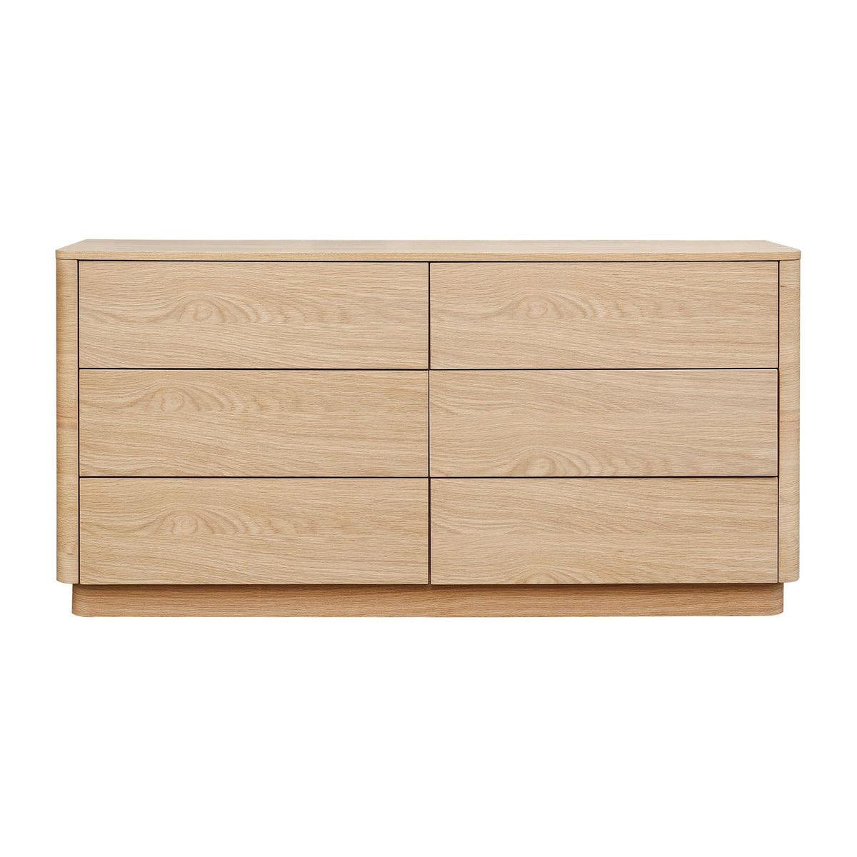 Round Off Dresser Light Oak Brown by Moe's Home Collection