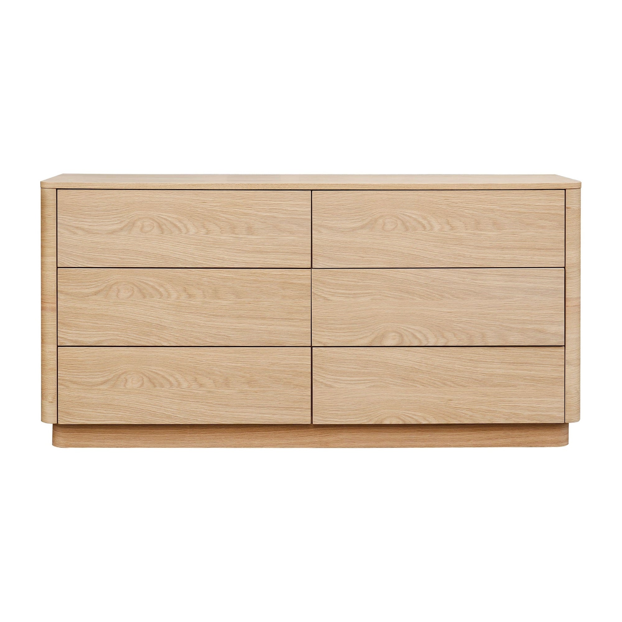 Round Off Dresser Light Oak Brown by Moe's Home Collection