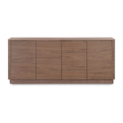Round Off Sideboard Walnut Brown by Moe's Home Collection