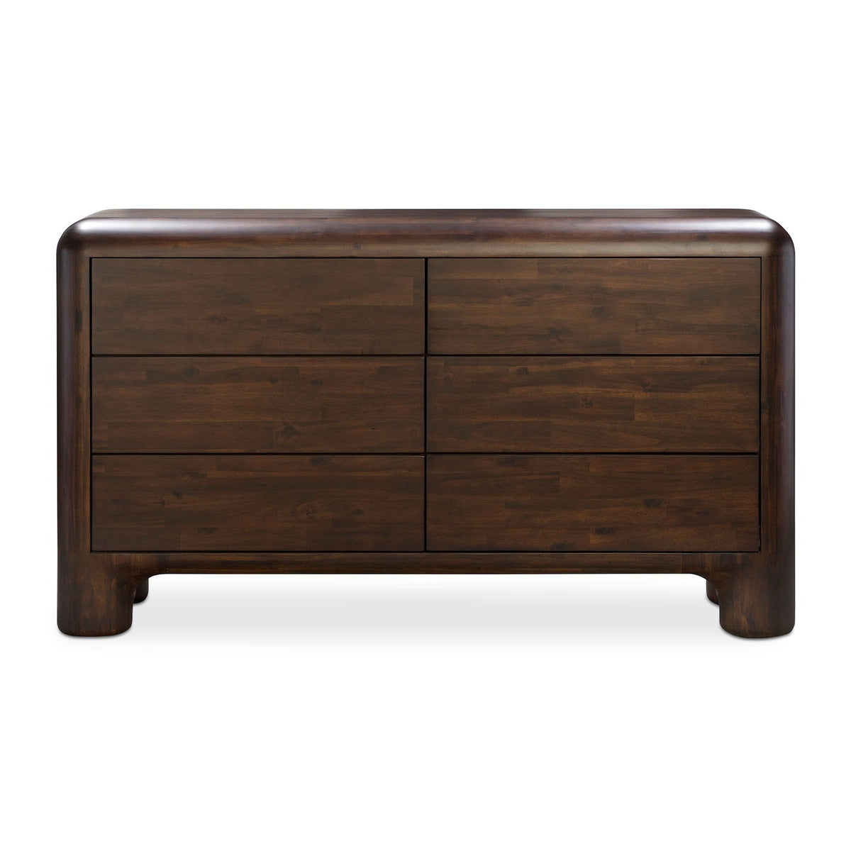 Rowan 6 Drawer Dresser Dark Brown by Moe's Home Collection