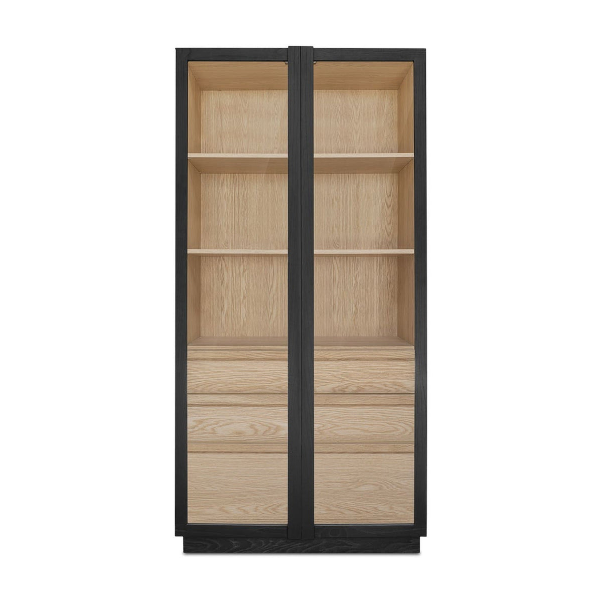 Charlotte Tall Cabinet Black by Moe's Home Collection