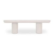 Rocca Bench Cream by Moe's Home Collection