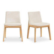 Deco Oak Dining Chair Beige-Set of Two by Moe's Home Collection