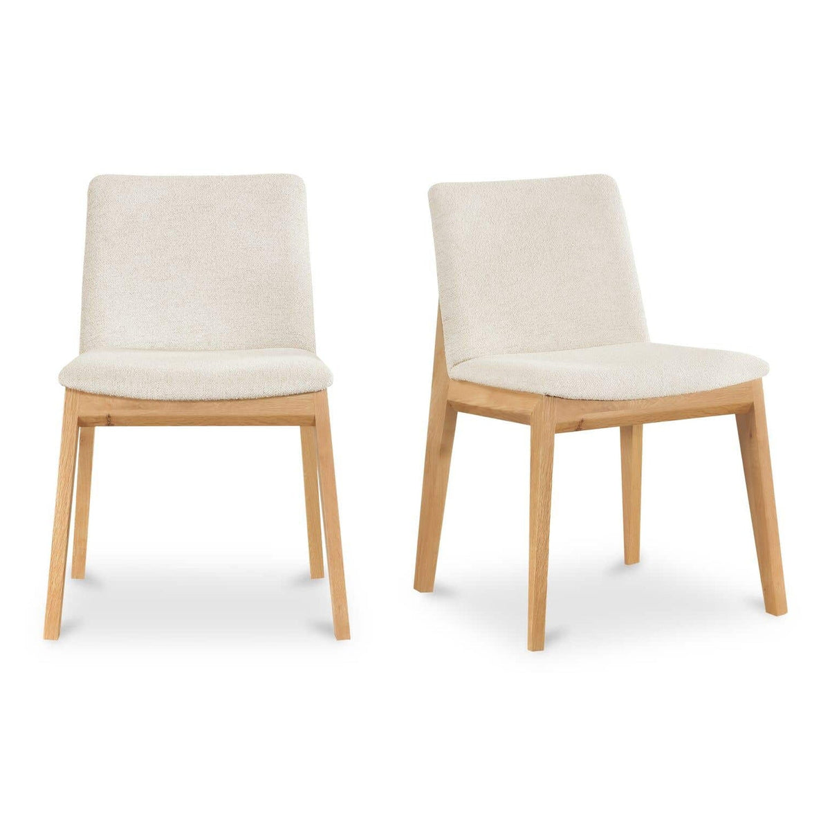 Deco Oak Dining Chair Beige-Set of Two by Moe's Home Collection