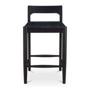 Owing Low Back Counter Stool Black by Moe's Home Collection