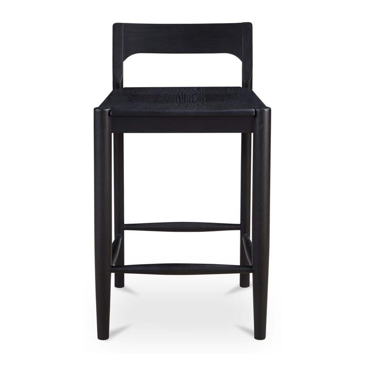 Owing Low Back Counter Stool Black by Moe's Home Collection