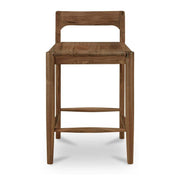Owing Low Back Counter Stool Walnut by Moe's Home Collection