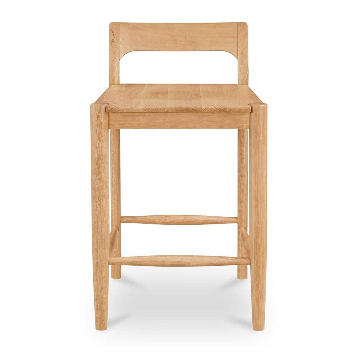 Owing Low Back Counter Stool Oak by Moe's Home Collection