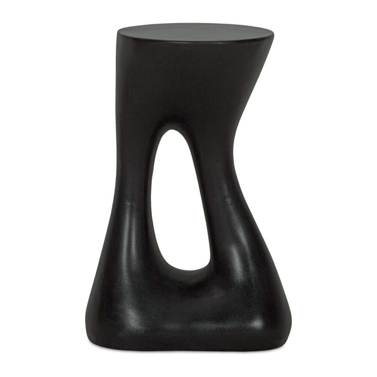 Rothko Tall Outdoor Side Table Black by Moe's Home Collection