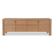 Post Media Unit Oak Natural by Moe's Home Collection