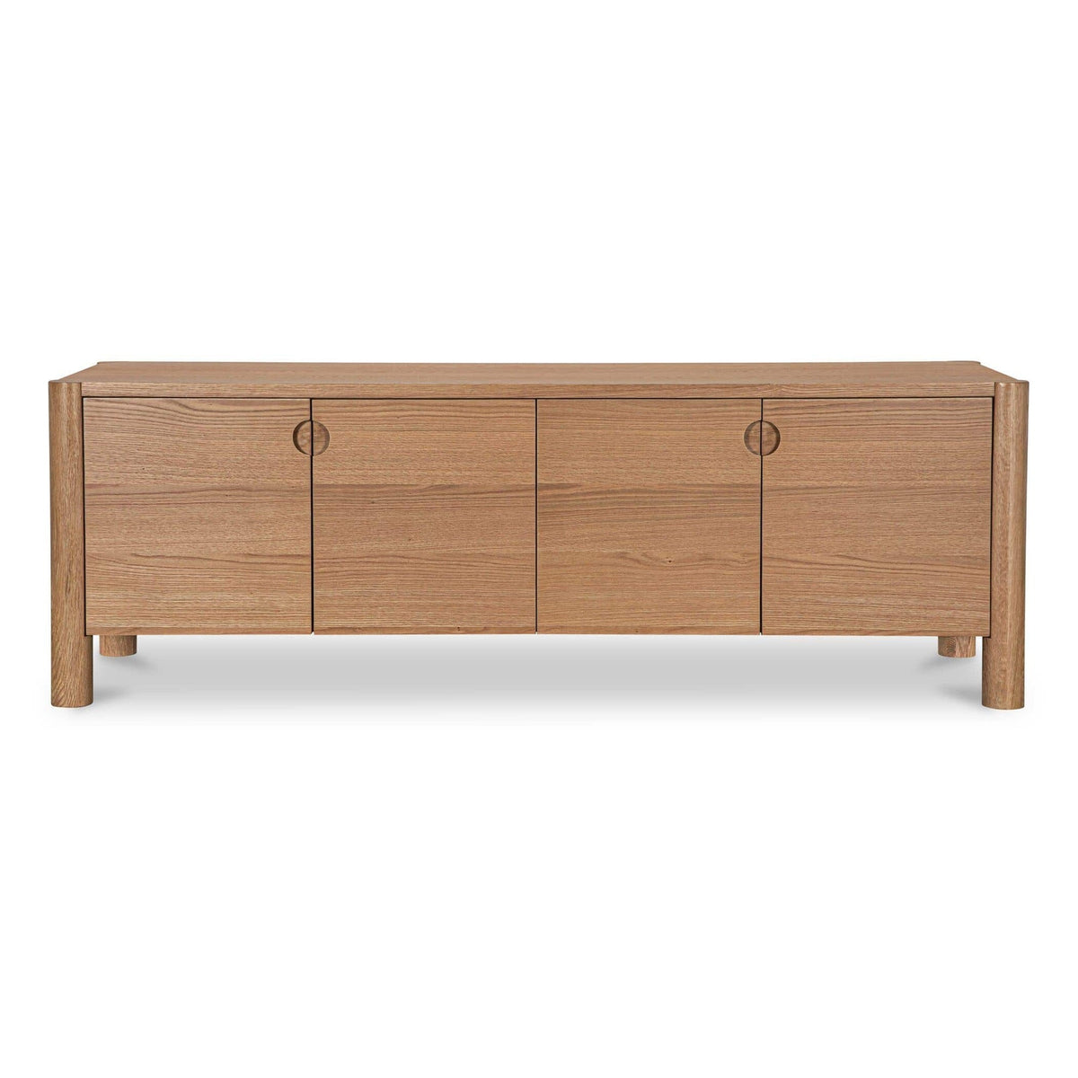Post Media Unit Oak Natural by Moe's Home Collection