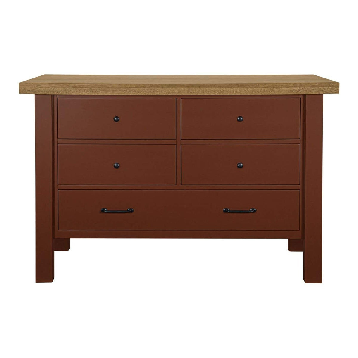 Rosemary Kitchen Island Red by Moe's Home Collection
