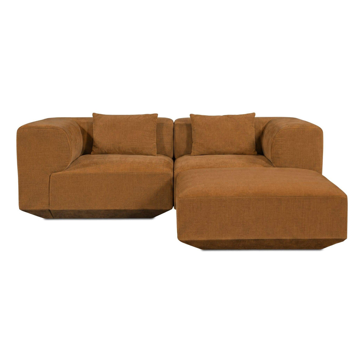 Goodwin Nook Modular Sectional Cognac by Moe's Home Collection