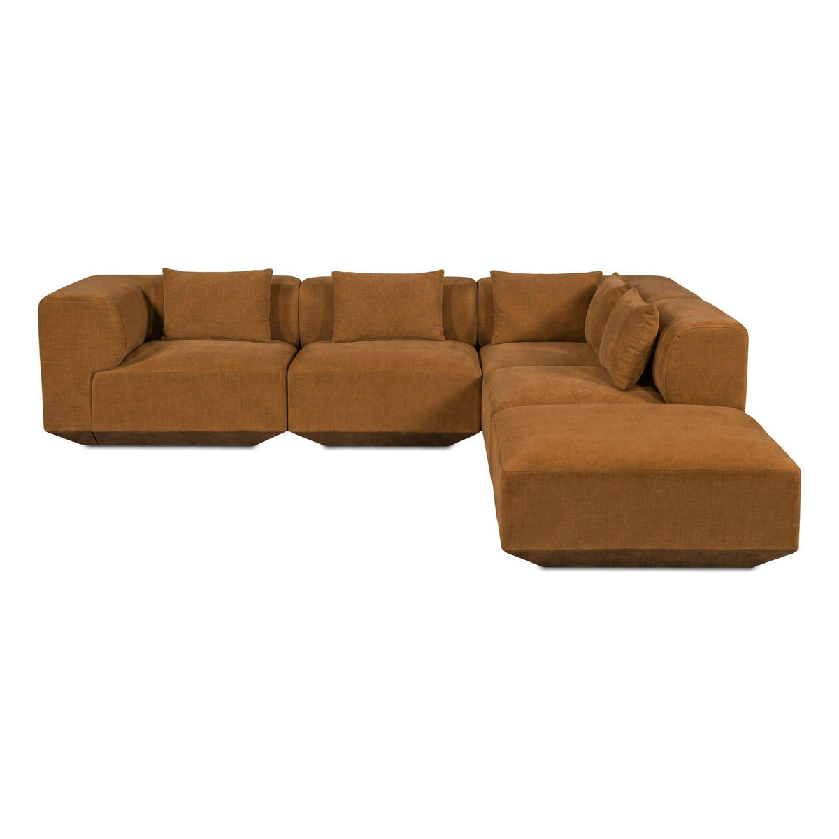 Goodwin Dream Modular Sectional Cognac by Moe's Home Collection