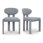 Sable Dining Chair Light Blue-Set of Two by Moe's Home Collection