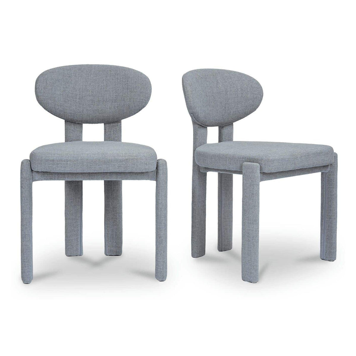 Sable Dining Chair Light Blue-Set of Two by Moe's Home Collection