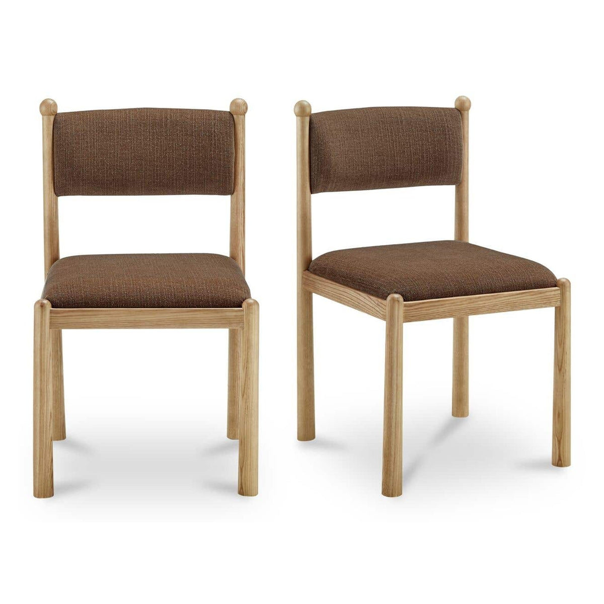 Villetta Dining Chair Warm Brown - Set of Two by Moe's Home Collection