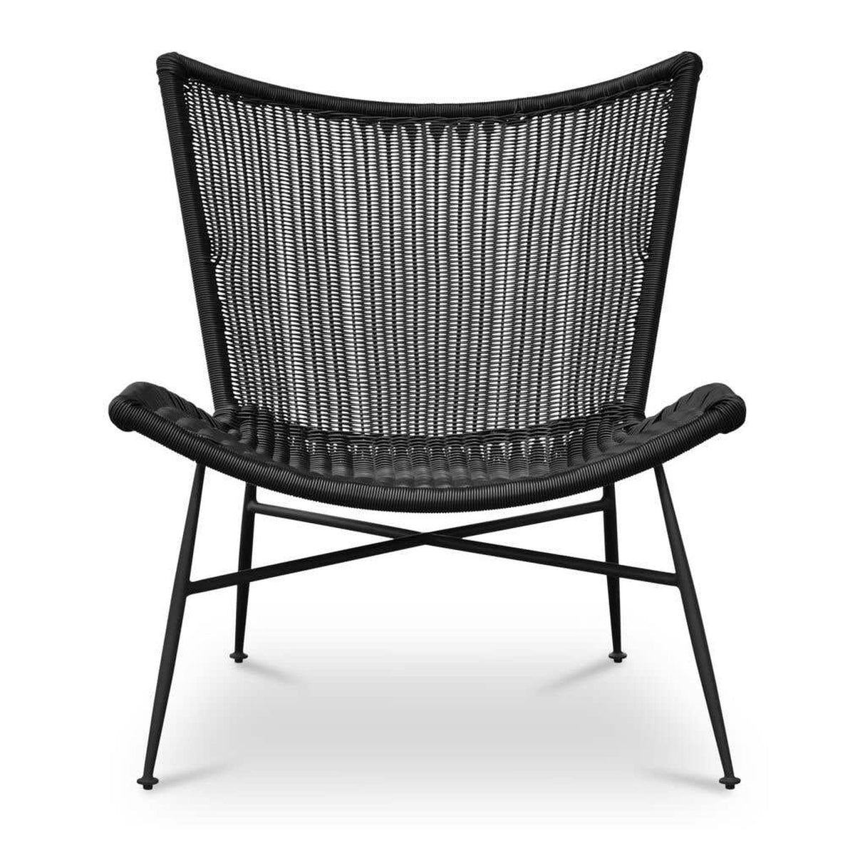 Paige Outdoor Accent Chair Black by Moe's Home Collection