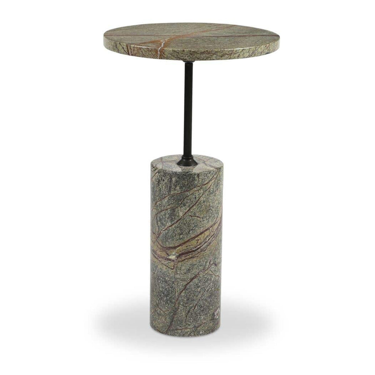 Dusk Accent Table Rainforest Green Marble by Moe's Home Collection