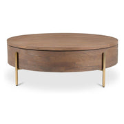 Alba Storage Coffee Table Brown by Moe's Home Collection
