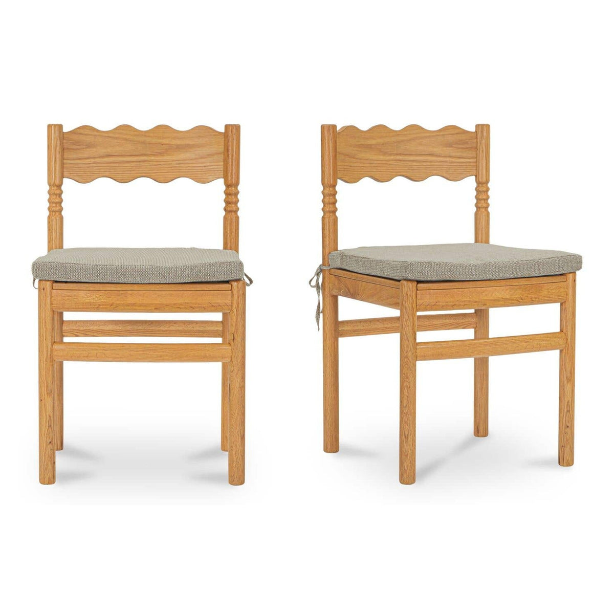 Sai Dining Chair Natural - Set of Two by Moe's Home Collection