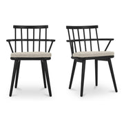 Keaton Dining Chair Black - Set of Two by Moe's Home Collection