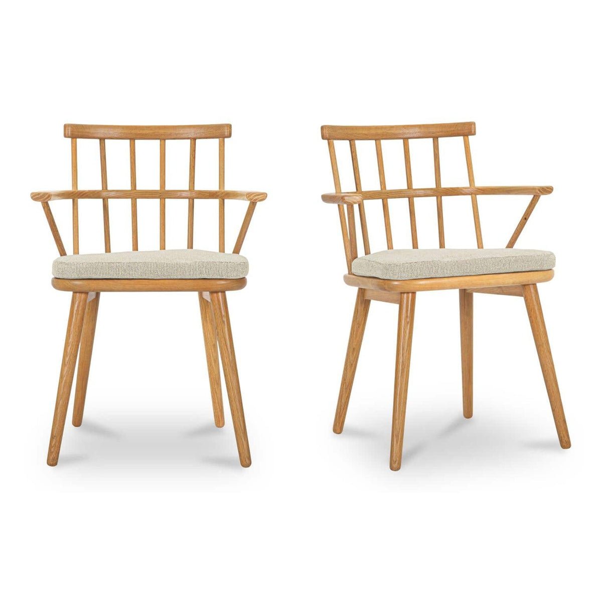 Keaton Dining Chair Natural - Set of Two by Moe's Home Collection
