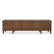 Hugo Media Unit Brown by Moe's Home Collection