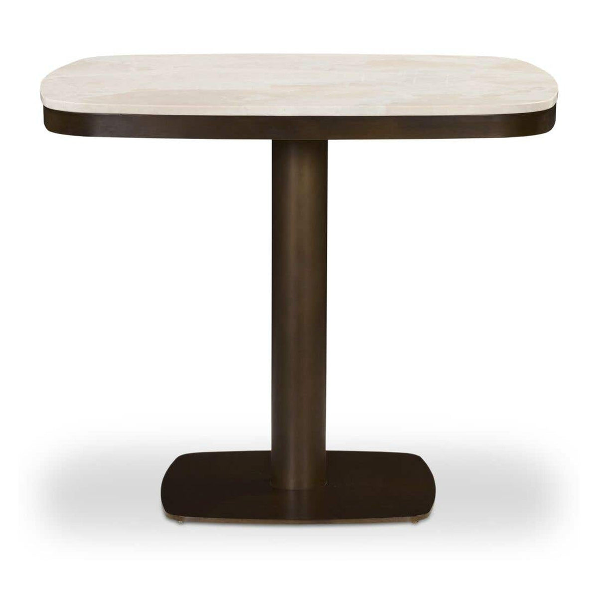 Celeste Cafe Table Cosmos Beige Marble by Moe's Home Collection
