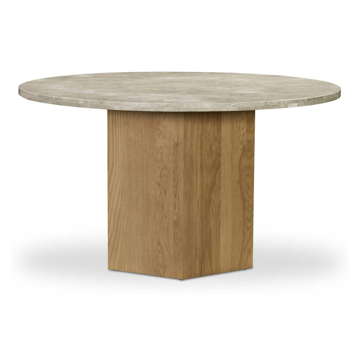 Brando Dining Table Large Silk Grey Marble by Moe's Home Collection