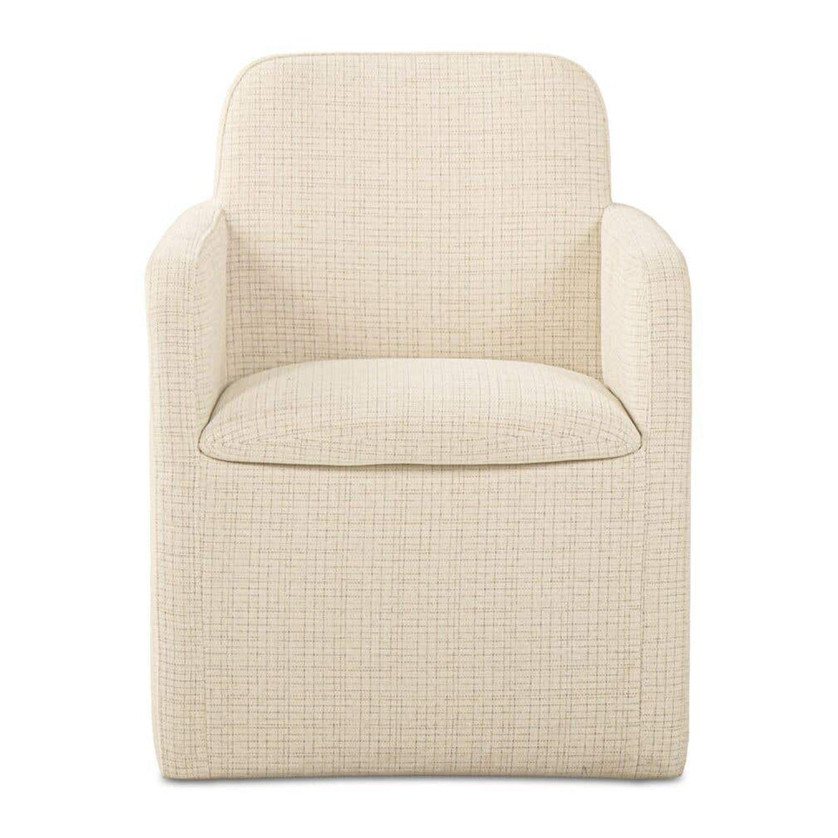 Bent Rolling Arm Chair Oat by Moe's Home Collection