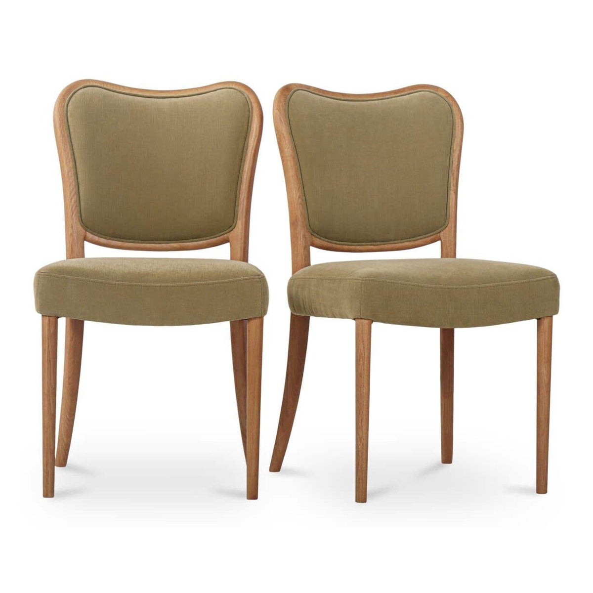 Ellory Dining Chair Olive - Set of Two by Moe's Home Collection