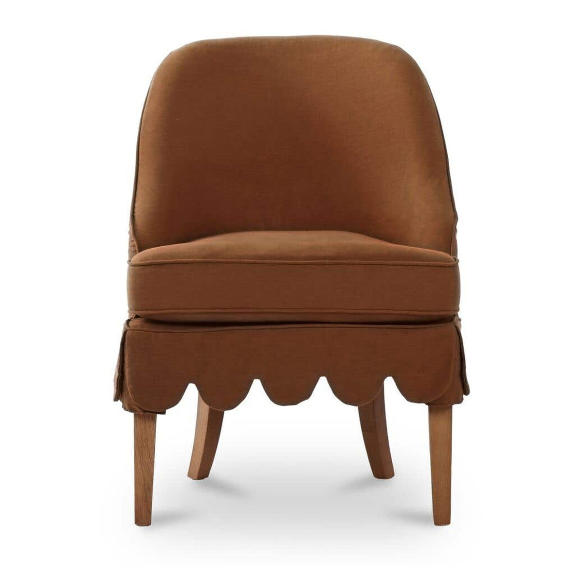 Lola Slipcover Dining Chair Washed Pink by Moe's Home Collection