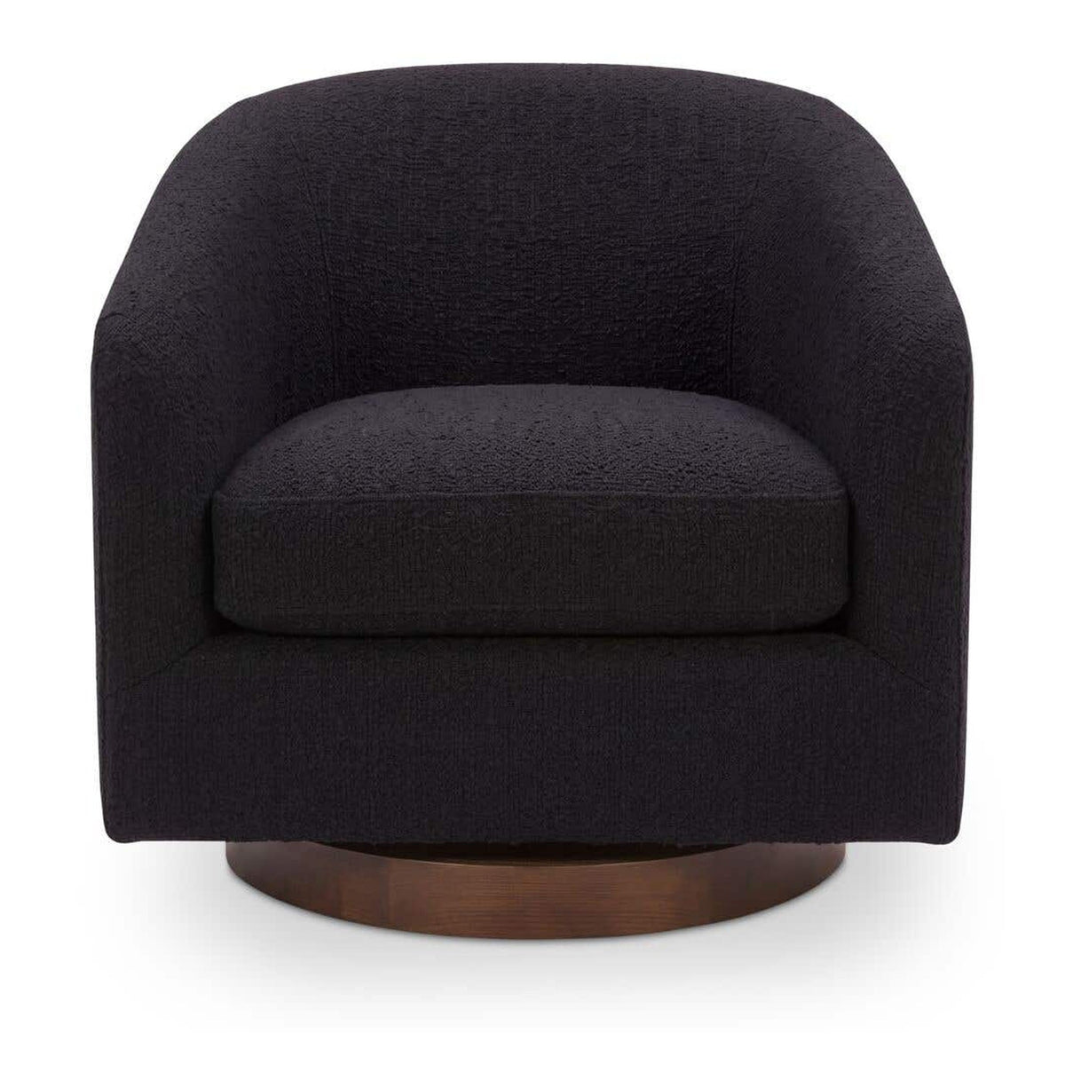 Oscy Swivel Chair Black by Moe's Home Collection