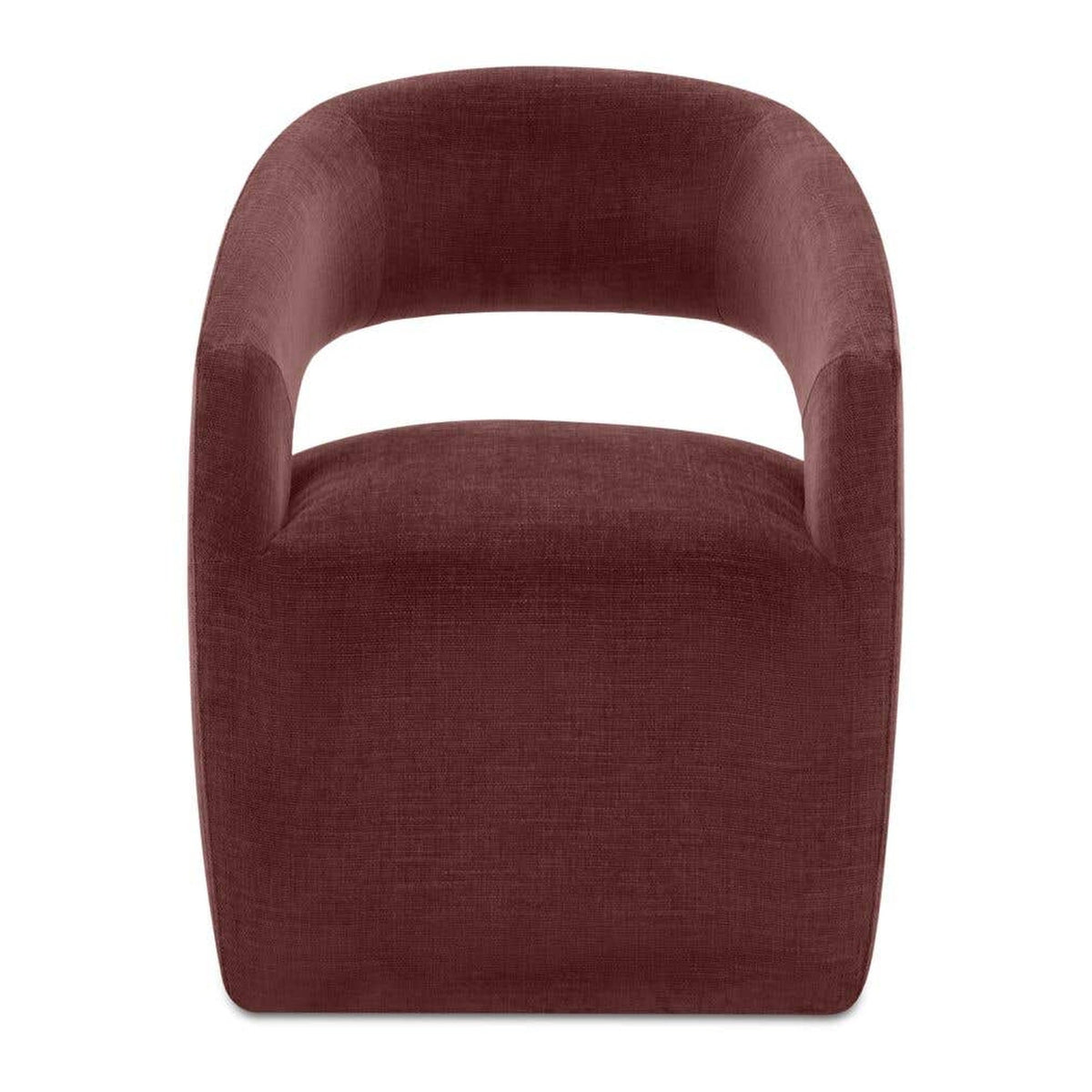 Barrow Rolling Dining Chair Berry by Moe's Home Collection