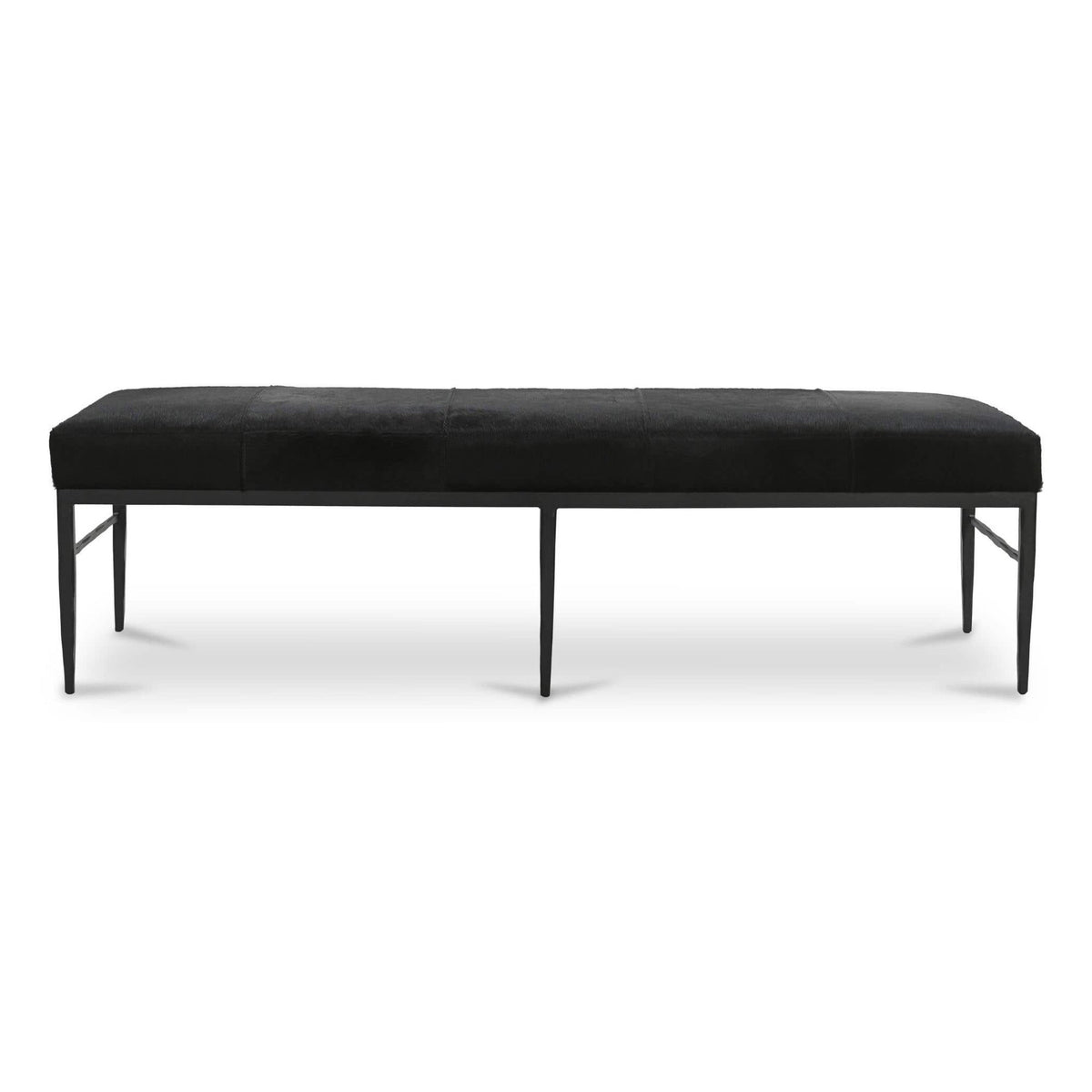 Heath Bench Black Hair On Hide by Moe's Home Collection