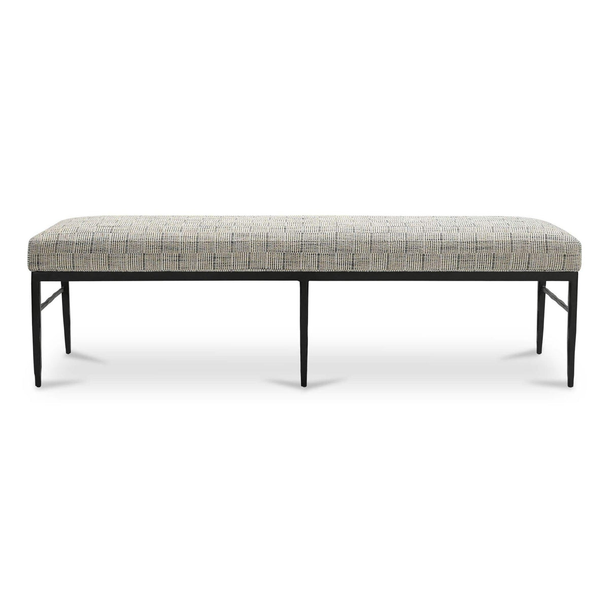 Heath Bench Black And Beige Weave by Moe's Home Collection