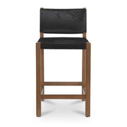 Malone Counter Stool Black Hair On Hide by Moe's Home Collection