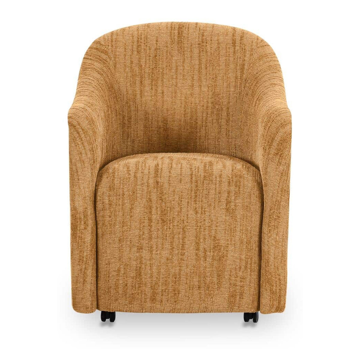 Drava Rolling Dining Chair Golden Wheat by Moe's Home Collection