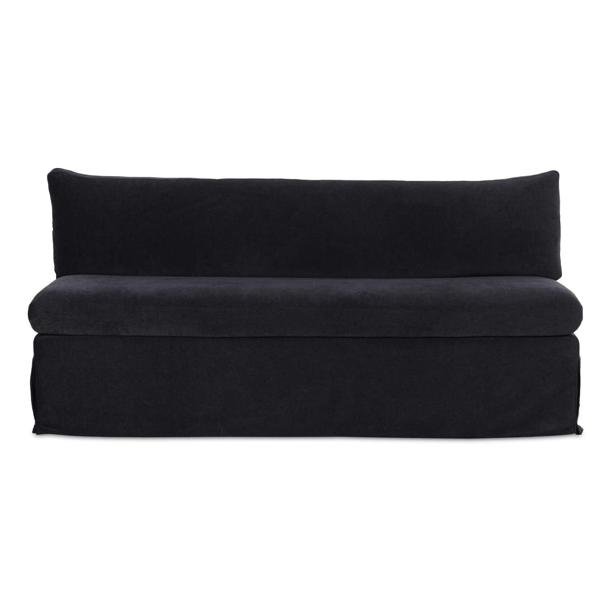 Fable Slipcover Dining Bench Black by Moe's Home Collection