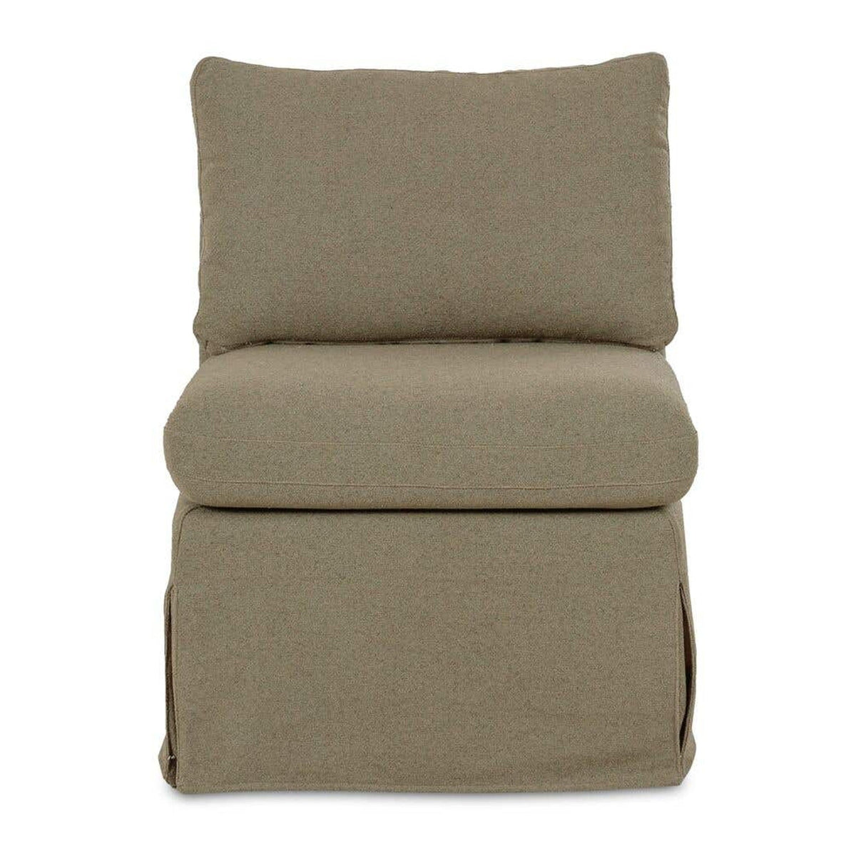 Fable Slipcover Dining Slipper Chair Olive by Moe's Home Collection