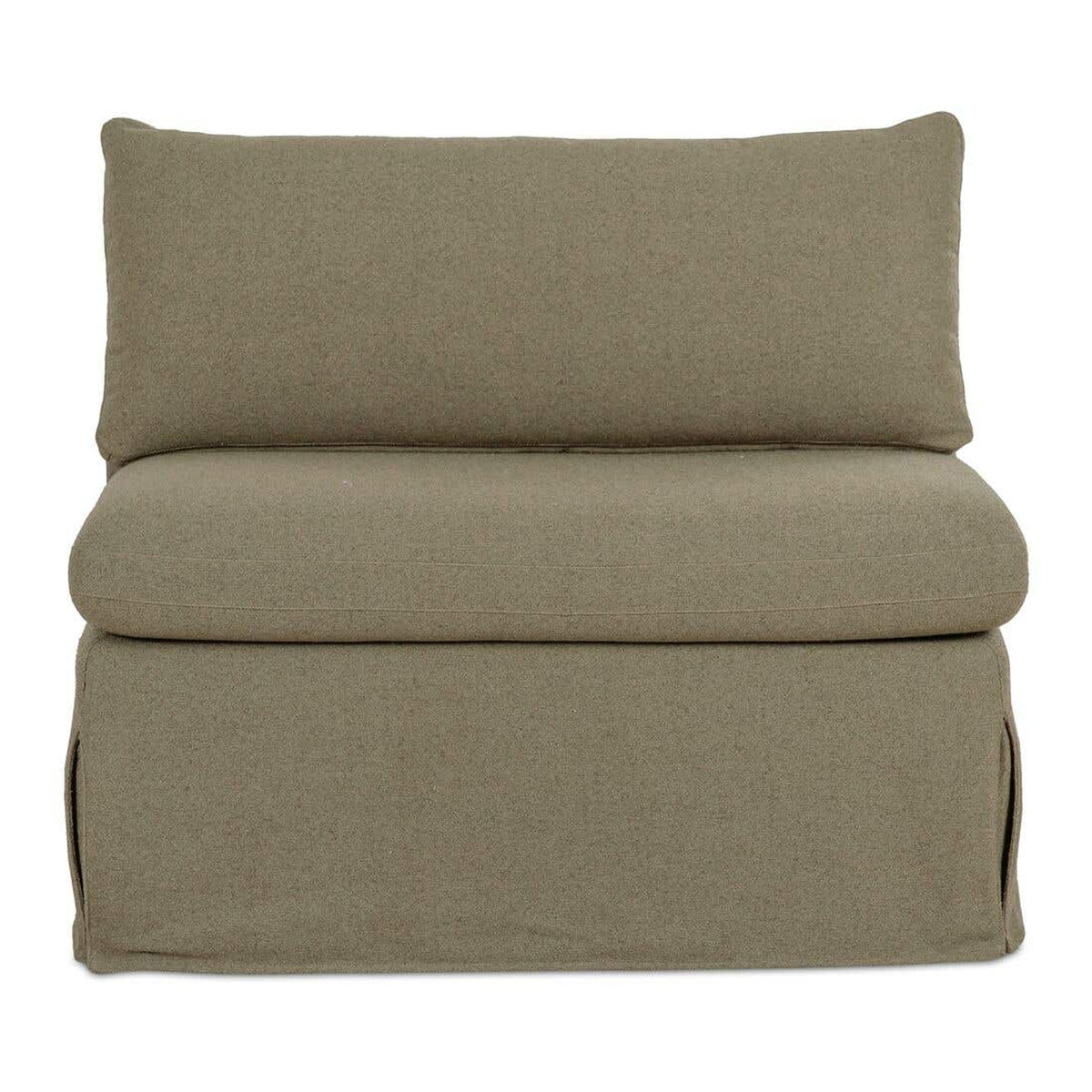 Fable Slipcover Dining Chair and Half Olive by Moe's Home Collection