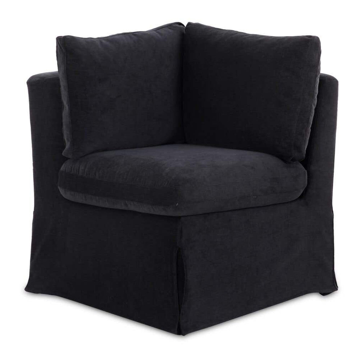 Fable Slipcover Dining Corner Chair Black by Moe's Home Collection
